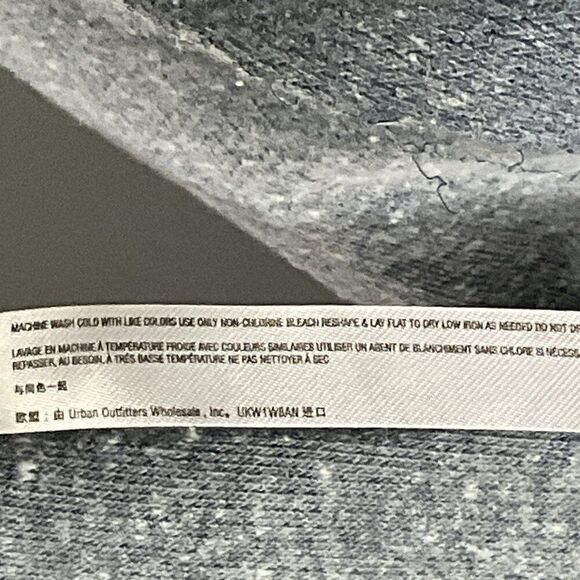 Urban Outfitters | Out From Under Cropped Blue/Gray Henley Top, size XS - Picture 10 of 11